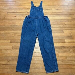 Vintage L.L. Bean Blue Denim Overalls Bibs Cottagecore Women’s 18